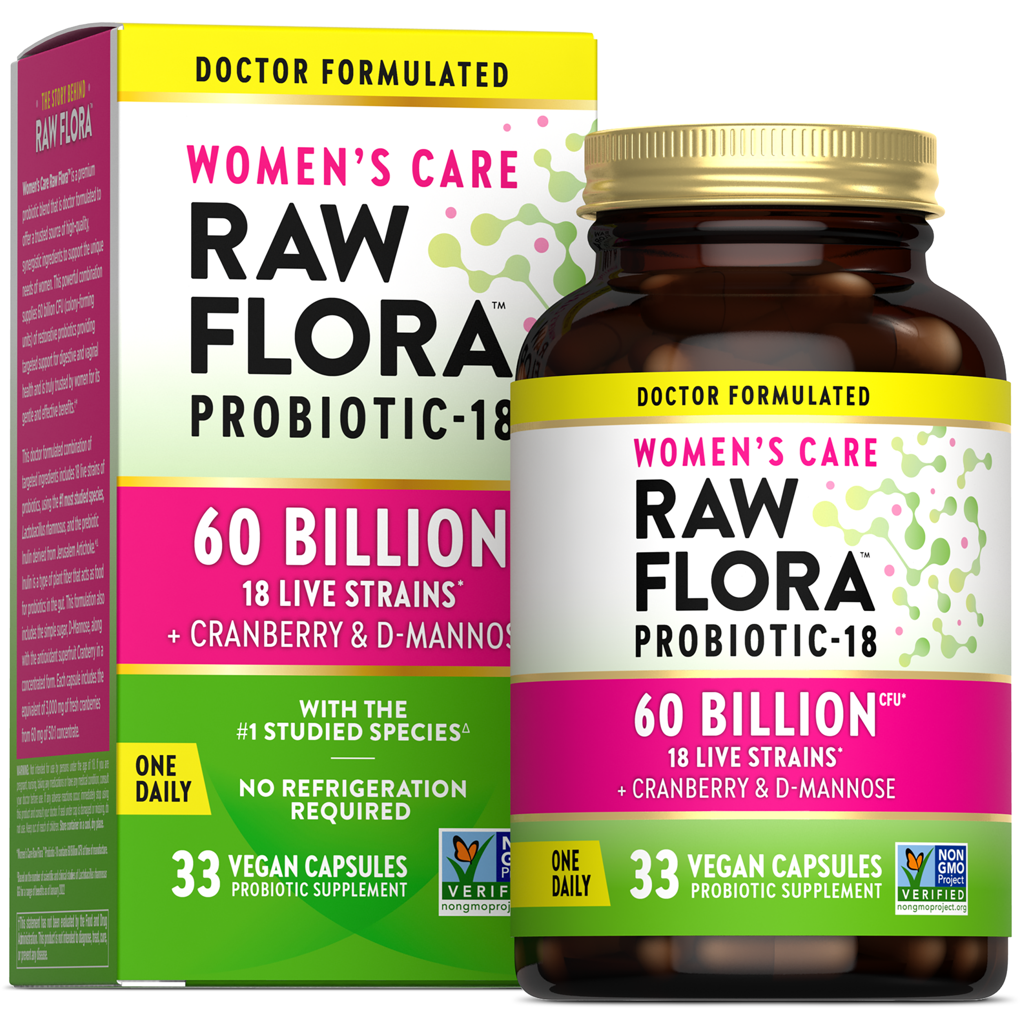 Women's Care Probiotic - 60 Billion CFU