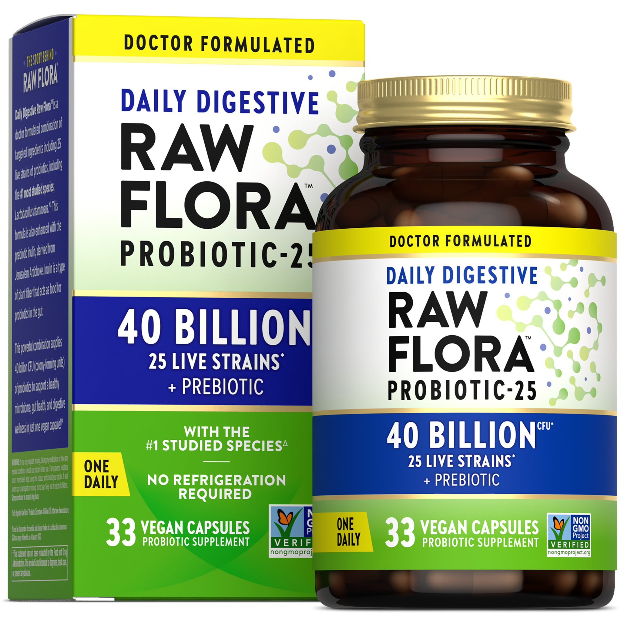 Daily Digestive Probiotic - 40 Billion CFU