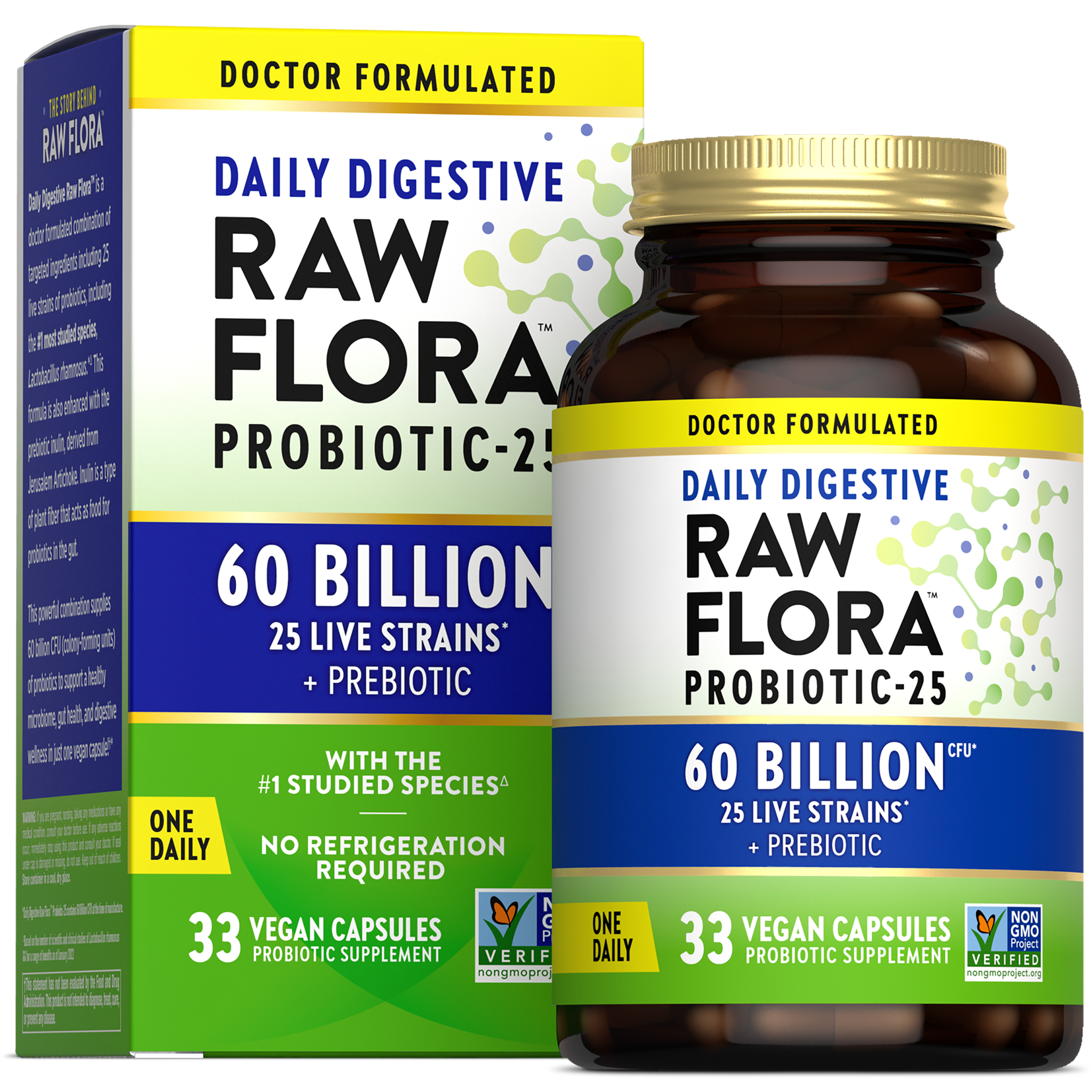 Daily Digestive Probiotic - 60 Billion CFU