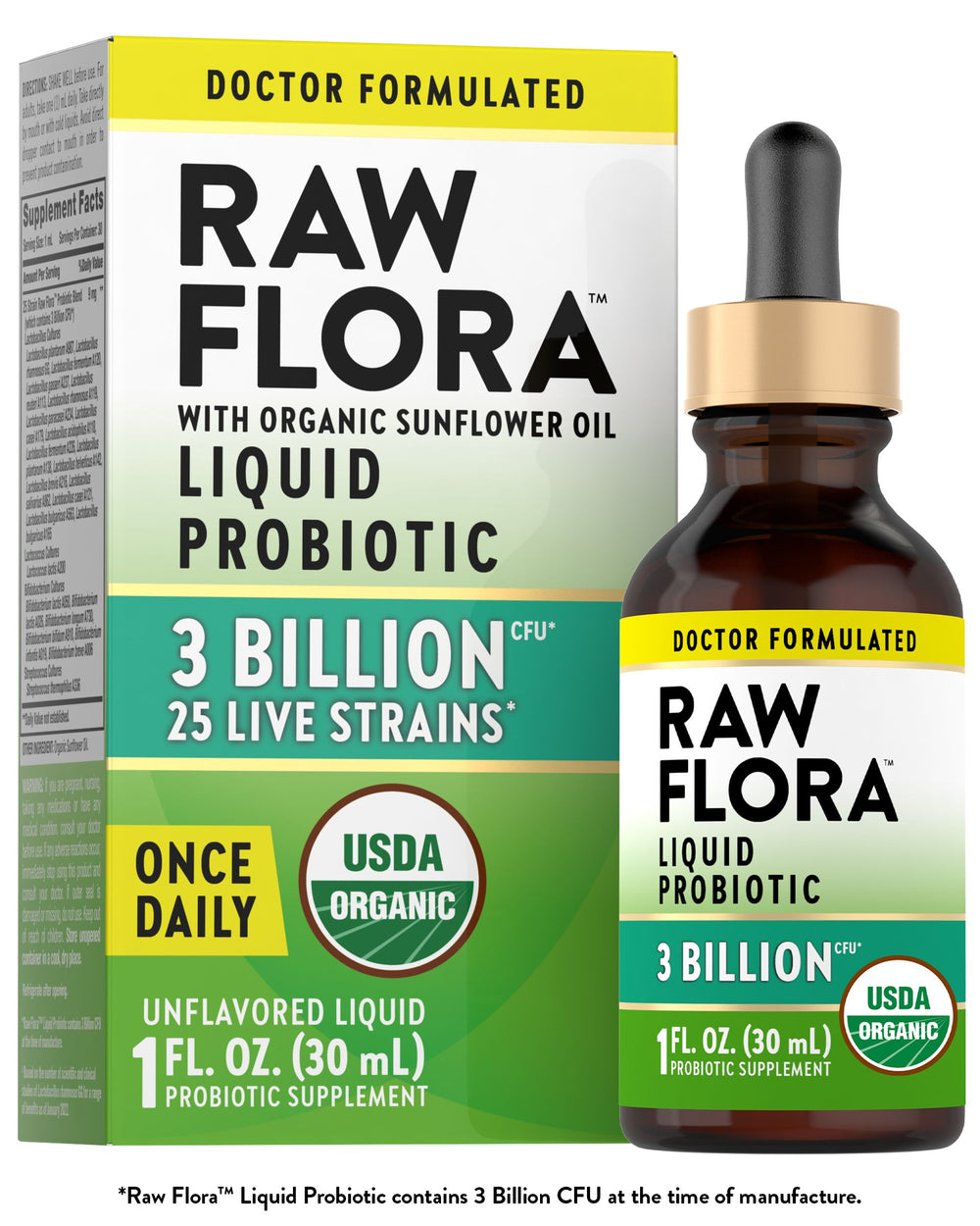 USDA Organic Probiotic Liquid 1 oz