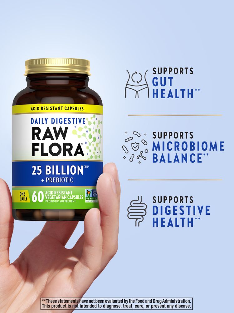 Men's Daily Digestive Probiotic - 25 Billion CFU