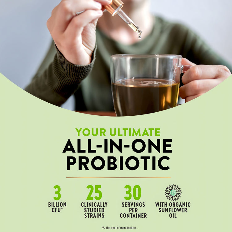 Probiotique Liquide Biologique USDA 1 oz