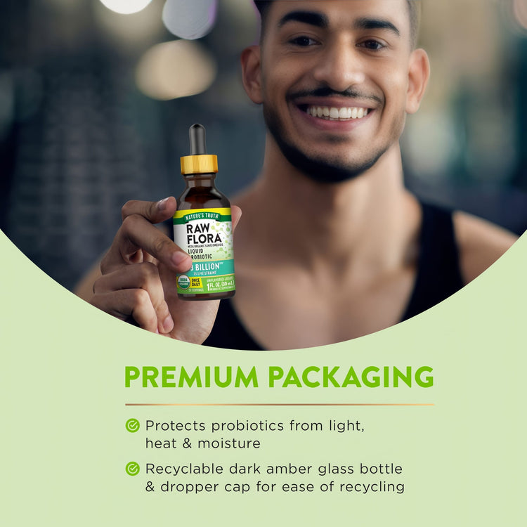 Probiotique Liquide Biologique USDA 1 oz